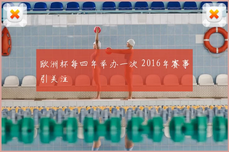 欧洲杯每四年举办一次 2016年赛事引关注