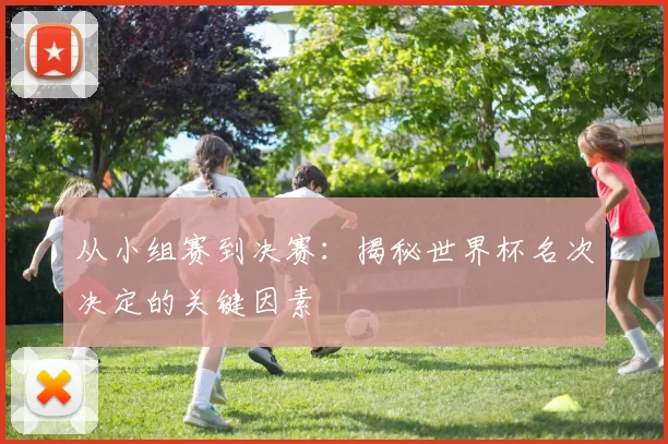 从小组赛到决赛:揭秘世界杯名次决定的关键因素